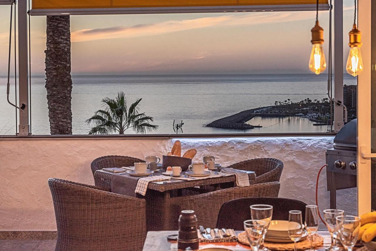 Mogan Luxury Apartment, Sea Views, Jacuzzi And Sauna. エクステリア 写真